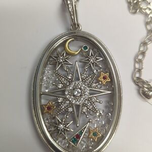 Brighton Silver and Gold Celestial Necklace